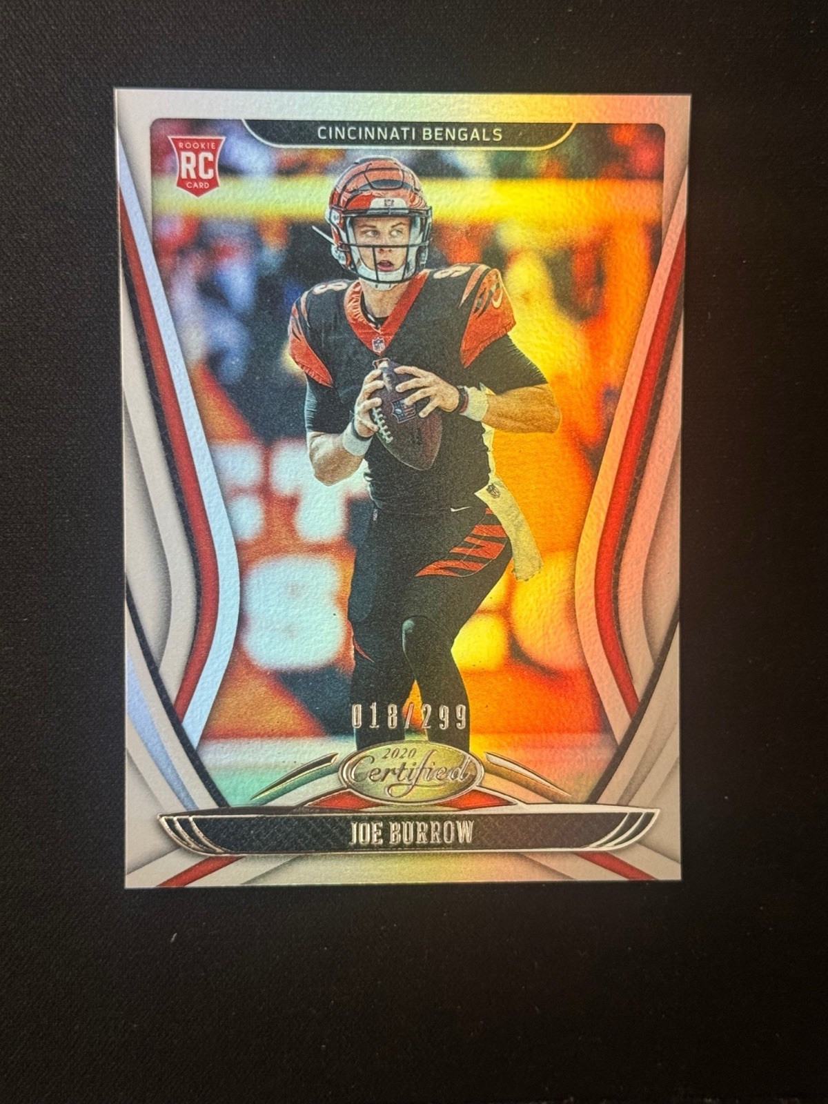 2020 Panini Certified Joe Burrow #101 Mirror /299 (RC) Bengals