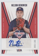 2019 Panini USA Baseball Stars & Stripes 60/160 Nelson Berkwich #17U-NB Auto nd3