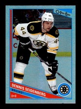 600. 2013-14 opc rainbow .#66 Dennis Seidenberg .o-pee-chee .STOCK PHOTO .PWE