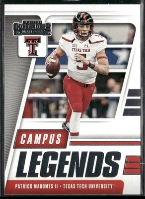 2021 Panini Contenders Draft Picks Campus Legends Patrick Mahomes #2 A2