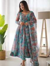 Designer Readymade Anarkali Salwar Kameez Bollywood Suit Party Wedding Wear