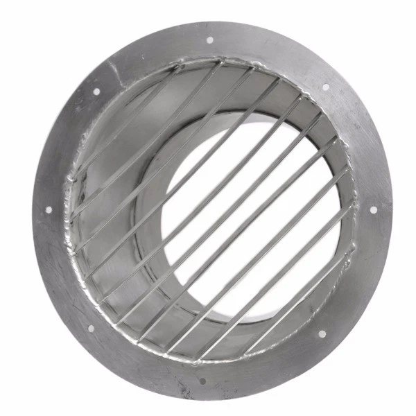 Custom 8 Inch Stainless Steel Round Boat Engine Vent Cover - Image 2 of 3