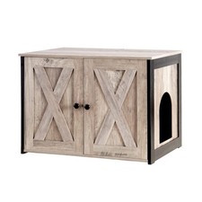 Dwanton Litter Box Enclosure, Cat Litter Box Furniture Hidden, Reversible Ent...