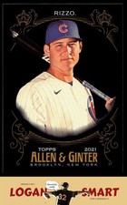 Anthony Rizzo 2021 Topps Allen & Ginter X #47 Chicago Cubs