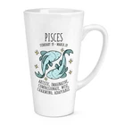 Pisces Horoscope 17oz Large Latte Mug Cup - Astrology Star Sign Zodiac Birthday