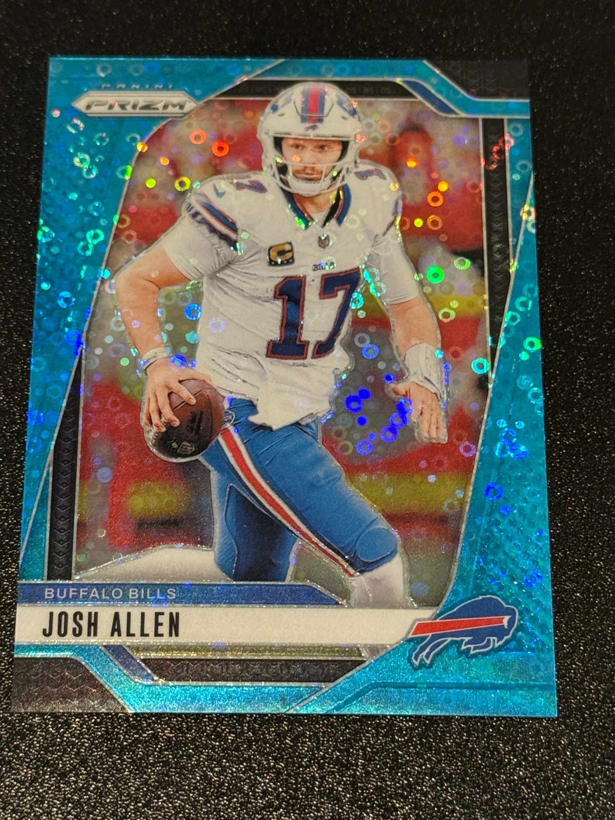 2024 Josh Allen Panini Prizm No Huddle Blue /99 Color Match #28