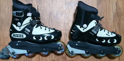 Roces London Womens Inline Skates 6.0 Black-Ceramics Sz US 8 UK 5 Made in Italy 