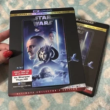 Star Wars Episode I: The Phantom Menace 4K UHD. NO** Blu-ray w/OOP Slip!!