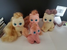 Vintage Mattel Little Pretty Kitty toys Originally Released in 1989 Lot 4