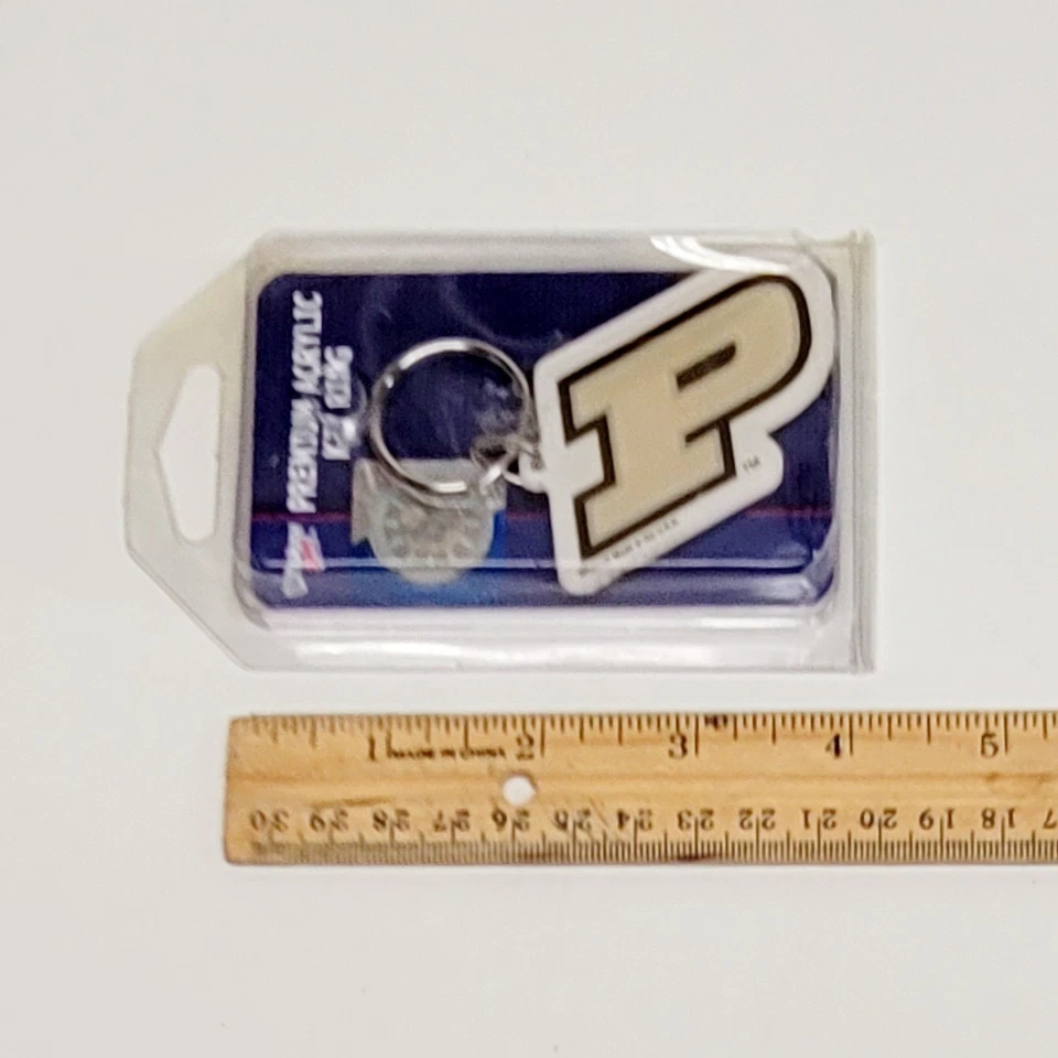 Purdue University Key Chain Ring Hang Tag 🏈Wincraft Sports 🏈Go Boilermakers! - Image 3 of 3