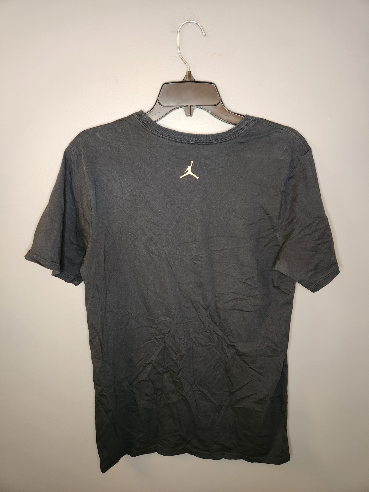 Nike Air Jordan T-Shirt Men's M Black Short Sleeve Jumpman Logo Basketball thumbnail 3