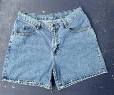 Vintage Lee Riders High Waisted Jean Shorts Mom Denim Preppy Modest 10M 28W