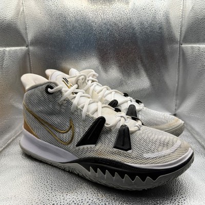 Size 11 Nike Kyrie 7 Rings White Mens Lace Up Comfort Athletic Shoes CQ9326-101