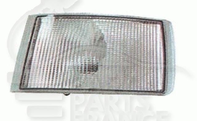 Feu avant-gauche Peugeot Boxer étanche anti-jaunissement pour ampoule halogène H4
