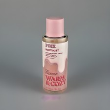 VICTORIA  S SECRET PINK WARM  COZY CREME BODY MIST SPRAY SPLASH 8.4 oz NEW