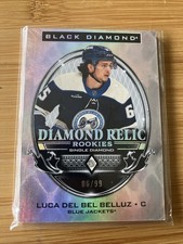 2024-24 Black Diamond Hockey Diamond Relic Rookies Luca Del Bel Belluz #BDR-LD