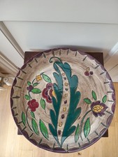 Art Deco Shorter & Sons Medina Wall Plaque  Sgaffito Decoration Mabel Leigh