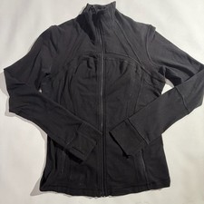 Lululemon Womens Black Define Full Zip Thumbhole Athletic Jacket