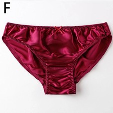 Women'S 100 Mulberry Silky Panties Fashion Lace Brief Large Size Comfortable Br