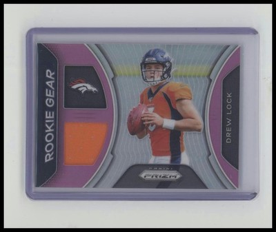 2019 Panini Prizm #RG-DL Drew Lock Rookie Gear Pink