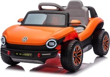 VW Beetle Licensed 12V Kids Car, Remote Control, Bluetooth Music  LED Lights