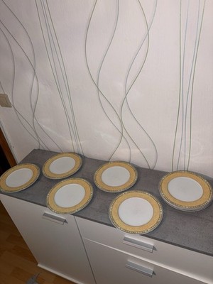8x Kahla Frühstücksteller 23 cm   Made in Germany   guter Zustand