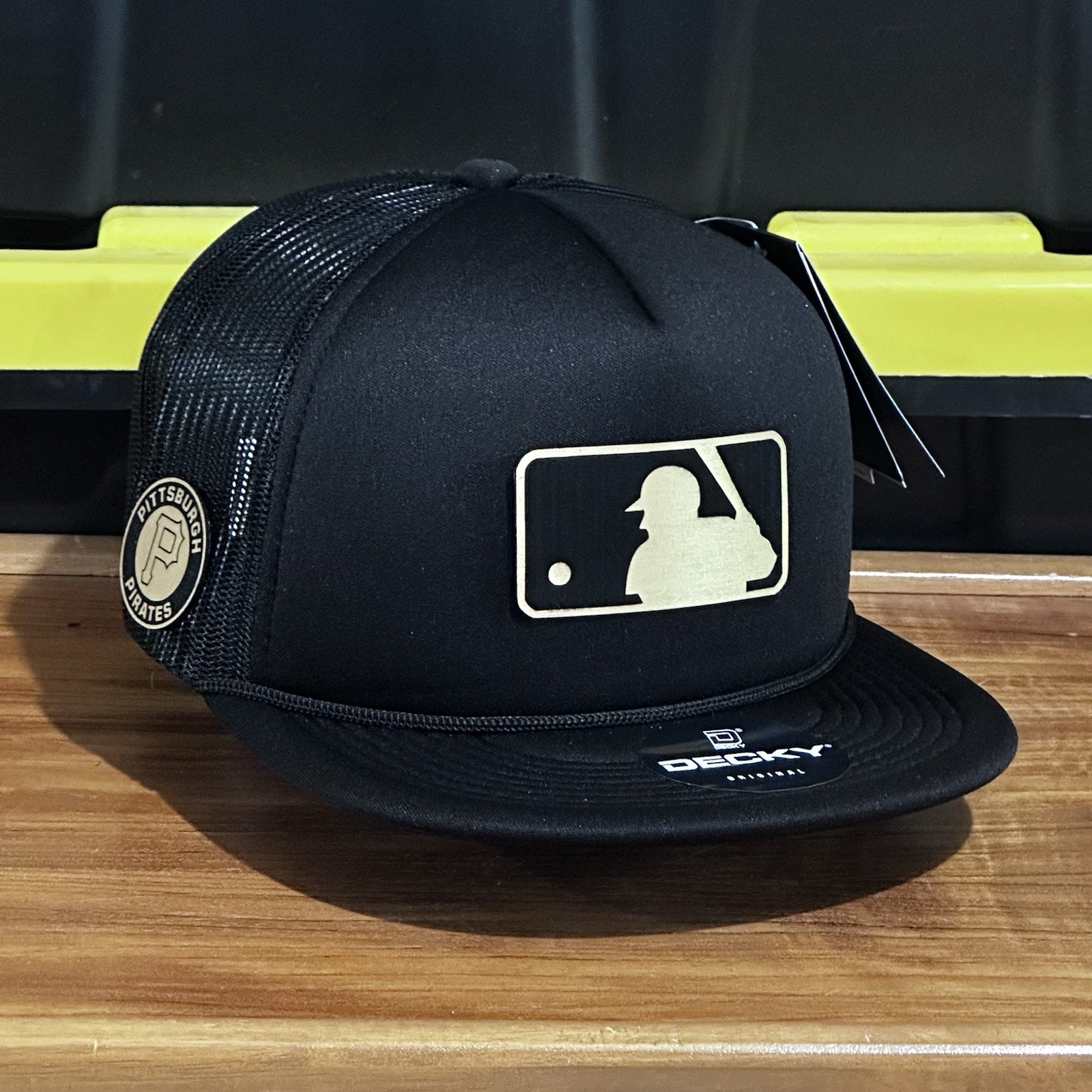 MLB Pittsburgh Pirates Foam trucker SnapBack Black Hat