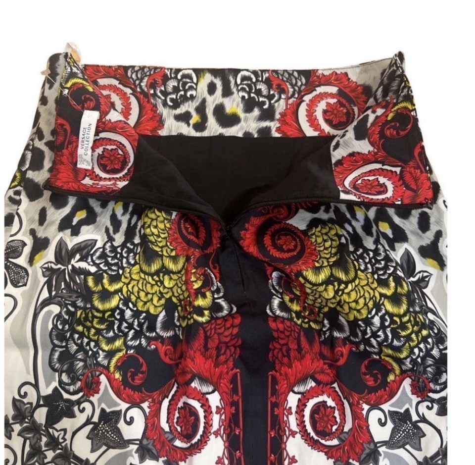 NEW Authentic Versace Collection Leopard Baroque … - image 10