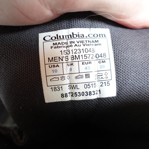 Columbia Bugaboot Boots Mens 10 Black Waterproof Insulated BM1572-048 Hiking - Picture 14 of 22