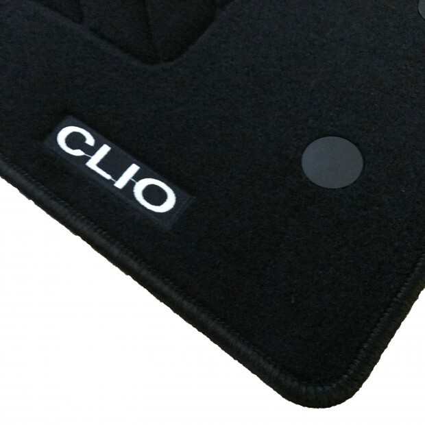 Tapis Clio 2 RS Line haut de gamme finition surpiquée pour habitacle 2000-2005