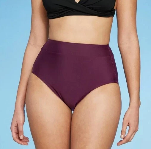 Women's High Waist Bikini Bottom with Tummy Control - Kona Sol