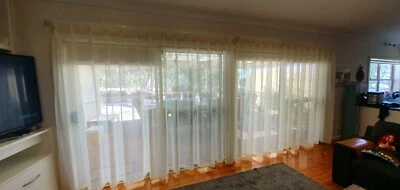 Brand New Sheer Pinch Pleat Curtain Under Cost Price Curtains