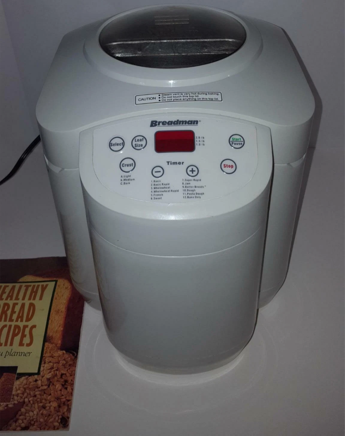 Breadman TR555Q Bread Maker 120V Tabletop Household Bread Maker White
Opens in a new window or tab
