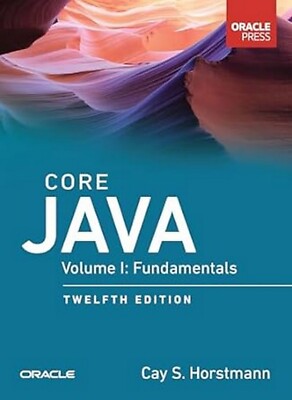 Core Java Volume I - Fundamentals by Horstmann 12th ed 9788119847334