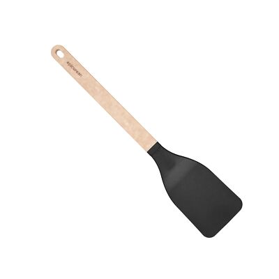 Medium Turner Black Food Spatula Dishwasher Safe Made in USA Durable Lightweight