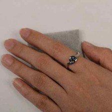 2Ct Pear Lab-Created Alexandrite Engagement Ring 14k White Gold Plated