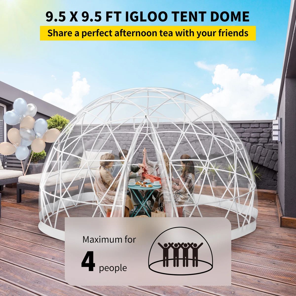 Garden Dome Bubble Tent 9 5ft