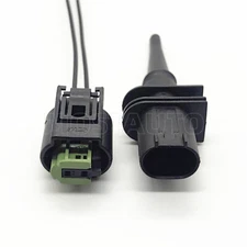 MOutdoor External Air Ambient Temp Sensor & Connector Plug Harness For BMW MINI