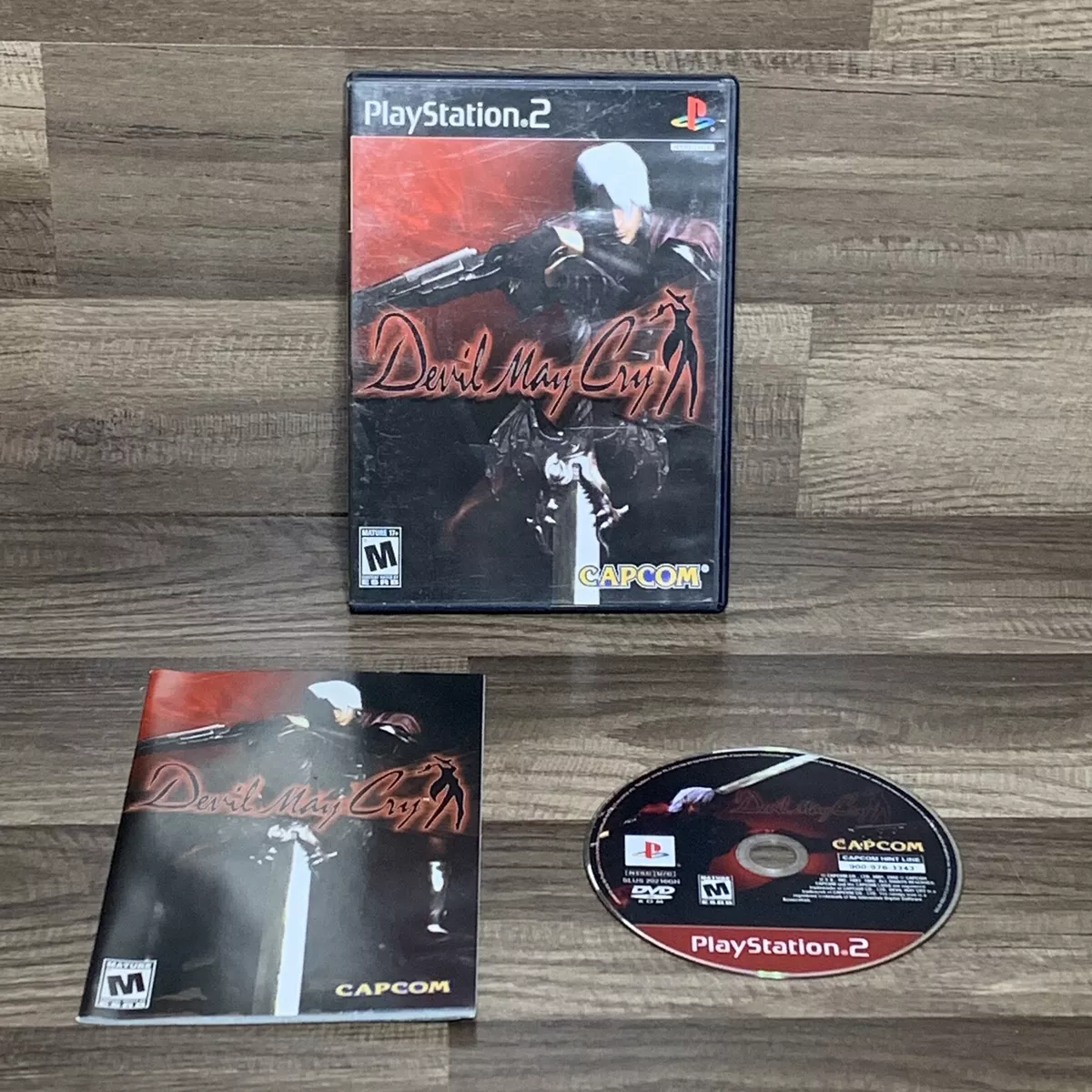 DEVIL MAY CRY (Sony PlayStation 2, PS2) Video Game Rated M Capcom  13388260041