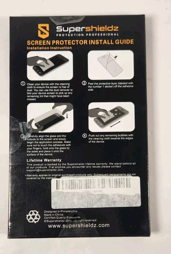 Vetro Temperato Protezione Schermo 2 Protezioni Vetro Temperato Supershieldz Per Huawei Nexus 6P - Salva Schermo Antigraffio E Resistente Schermo Protettivo Vetro Temperato - Foto 8