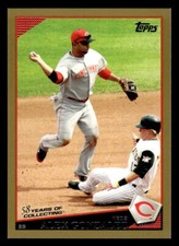 2009 Topps Updates & Highlights #UH64 Alex Gonzalez Gold #/2009 card