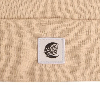 NEW SANTA CRUZ Santa Cruz Mono Moon Dot BEANIE Hat Cream SWITCH
