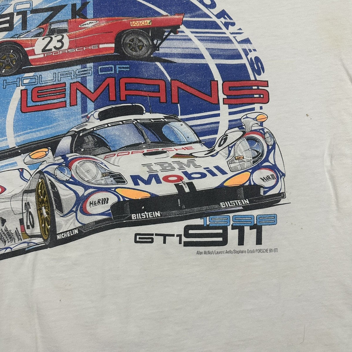 PORSCHEポルシェ ルマンレーシングチームジャケット激レア Vintage 90s Porsche 911 GT1 24 Hour 16 Victories LeMans