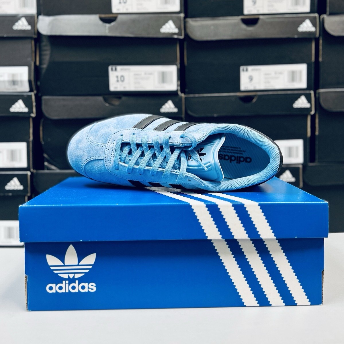 adidas gazelle silver green womens Gazelle ADV – Premier main image 1