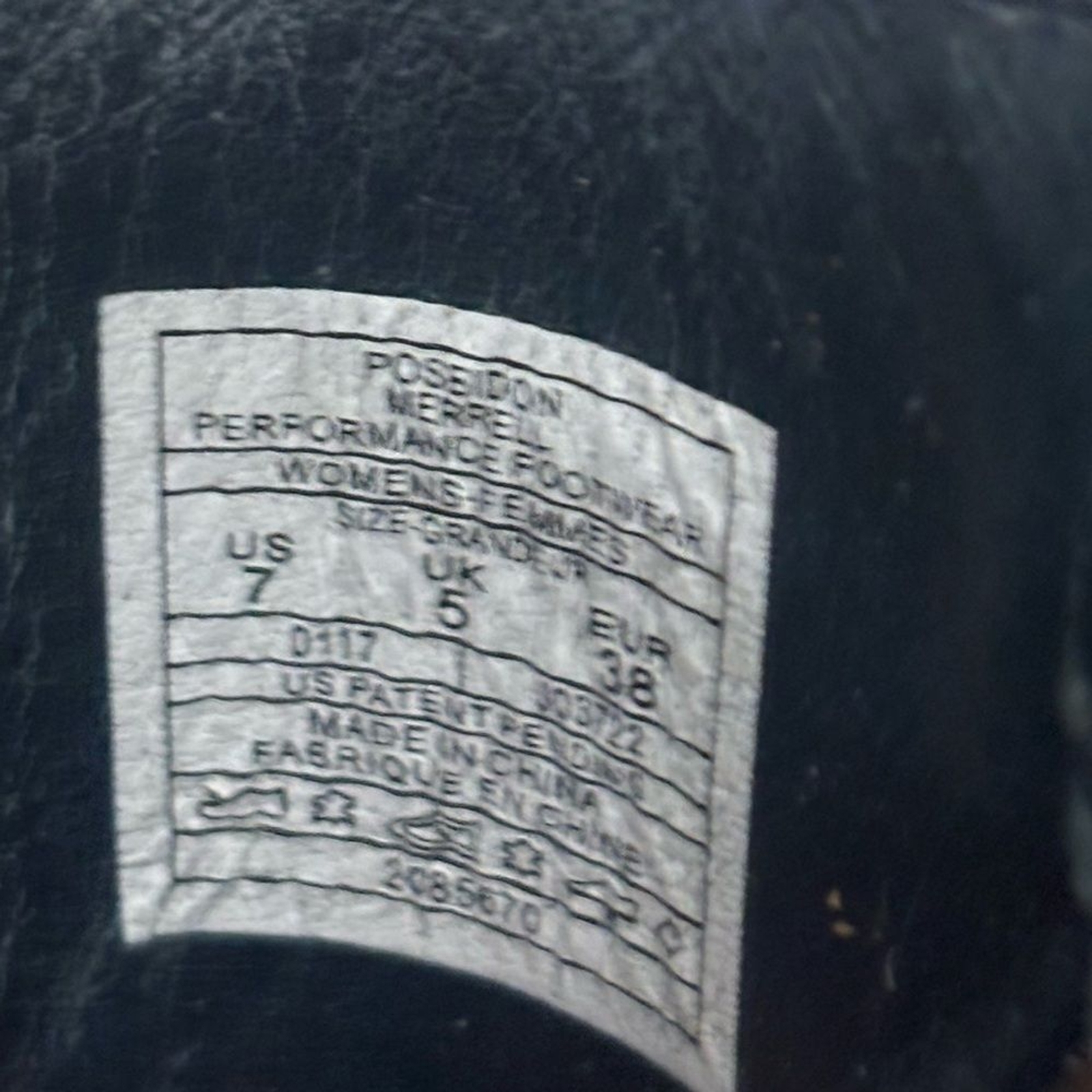 Sandali Merrell donna Around Town Luxe 7 blu pelle tanga fibbia regolabile