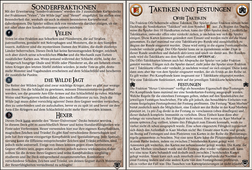 Ultimate Gwent Witcher Regelwerk für alle 20 Frakt. deutsch Gwint +Zubehör - Bild 16 von 24