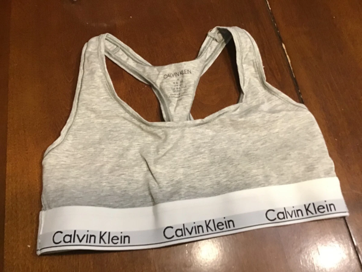 Calvin Klein White Sports Bra