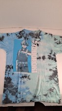 Funimation My Hero Academia Todoroki Blue Tie-Dye T-Shirt small