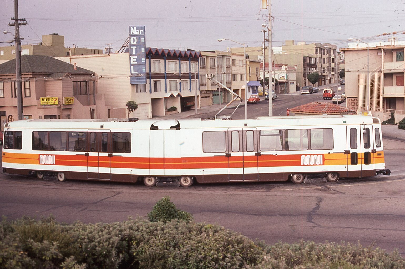 Original Slide Trolley Cable Car San Francisco Articulated 1981 #13