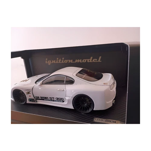 Ignition Model 1/18 Top Secret GT300 Supra JZA80 White Parts Detached Unused - Picture 2 of 8